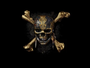 skull, bones, movie, Pirates of the Caribbean: Dead Men Tell No Tales, poster