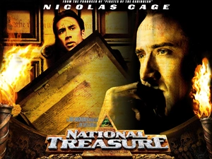 old, writing, Nicolas Cage, Paintings, National Treasure 1