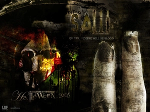 saw 2, Mask, finger, dark