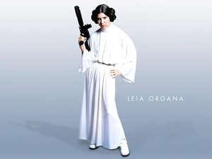 Star Wars, Weapons, alba, Carrie Fisher