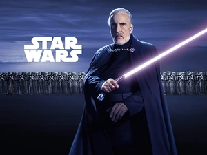 cape, old man, army, laser, Star Wars