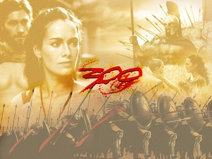300, army, spears, Lena Headey