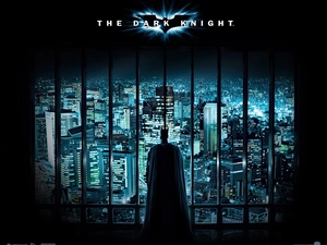 Batman Dark Knight, bars, Batman, skyscrapers