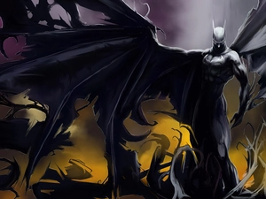 bat, Batman, wings