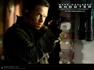 shooter, Mark Wahlberg, binoculars, actor, wall, Shooter