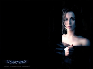 Underworld, Black, background, Kate Beckinsale