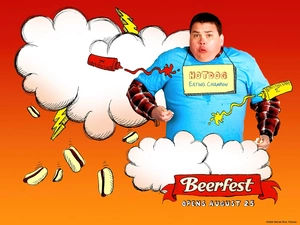 Beerfest, hot, Dog, fat