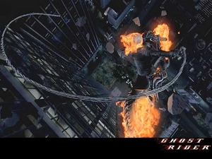 Ghost Rider, Big Fire, form, skyscrapers