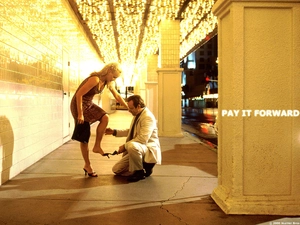 ##, a man, lights, Women, Pay It Forward