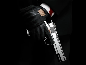 Weapons, hands, Hitman, Gun