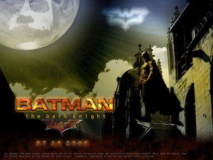 Batman Dark Knight, House, Batman, moon