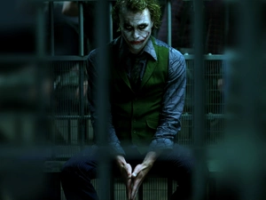 cell, bars, The Dark Knight, JOKER, movie