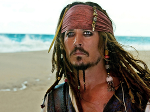 movie, Johnny Depp, Jack Sparrow, Piraci Z Karaibów