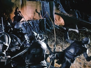 return, King, archers, Castle, Battle