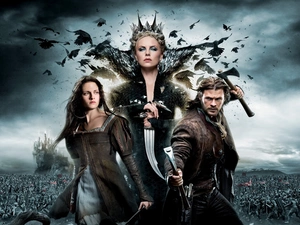 Snow White and the Huntsman, Kristen Stewart, Chris Hemsworth, Charlize Theron