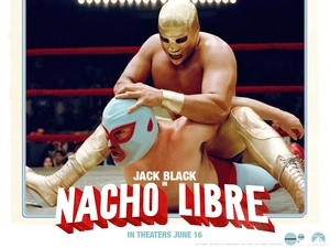 Nacho Libre, Fight, mask, Ring