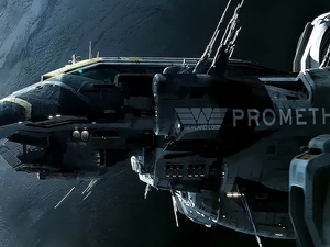 Prometheus, Ship, cosmic, movie