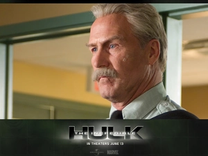The Incredible Hulk, mustache, face, William Hurt