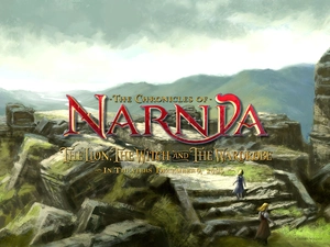 The Chronicles Of Narnia, Mountains, girls, ruin