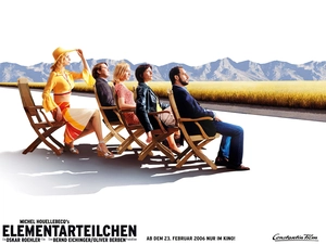 Elementary Particles, Chair, Mountains, People