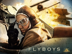 flyboys, biplane, explosion, pilot