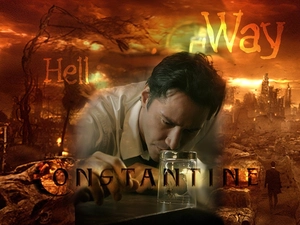 cup, Constantine, Keanu Reeves