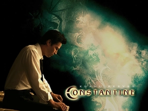 sitting, Constantine, Keanu Reeves