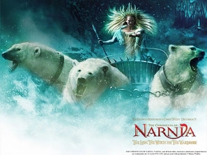 snow, carriage, snow Queen, bears, The Chronicles Of Narnia