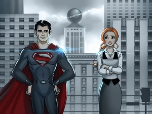 superman, graphics, Daekazu