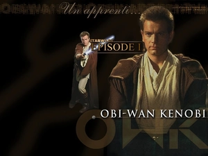 Star Wars, robe, text, Ewan McGregor