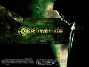 Constantine, title, monster, Keanu Reeves