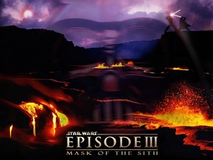 Star Wars, Sky, Fight, magma