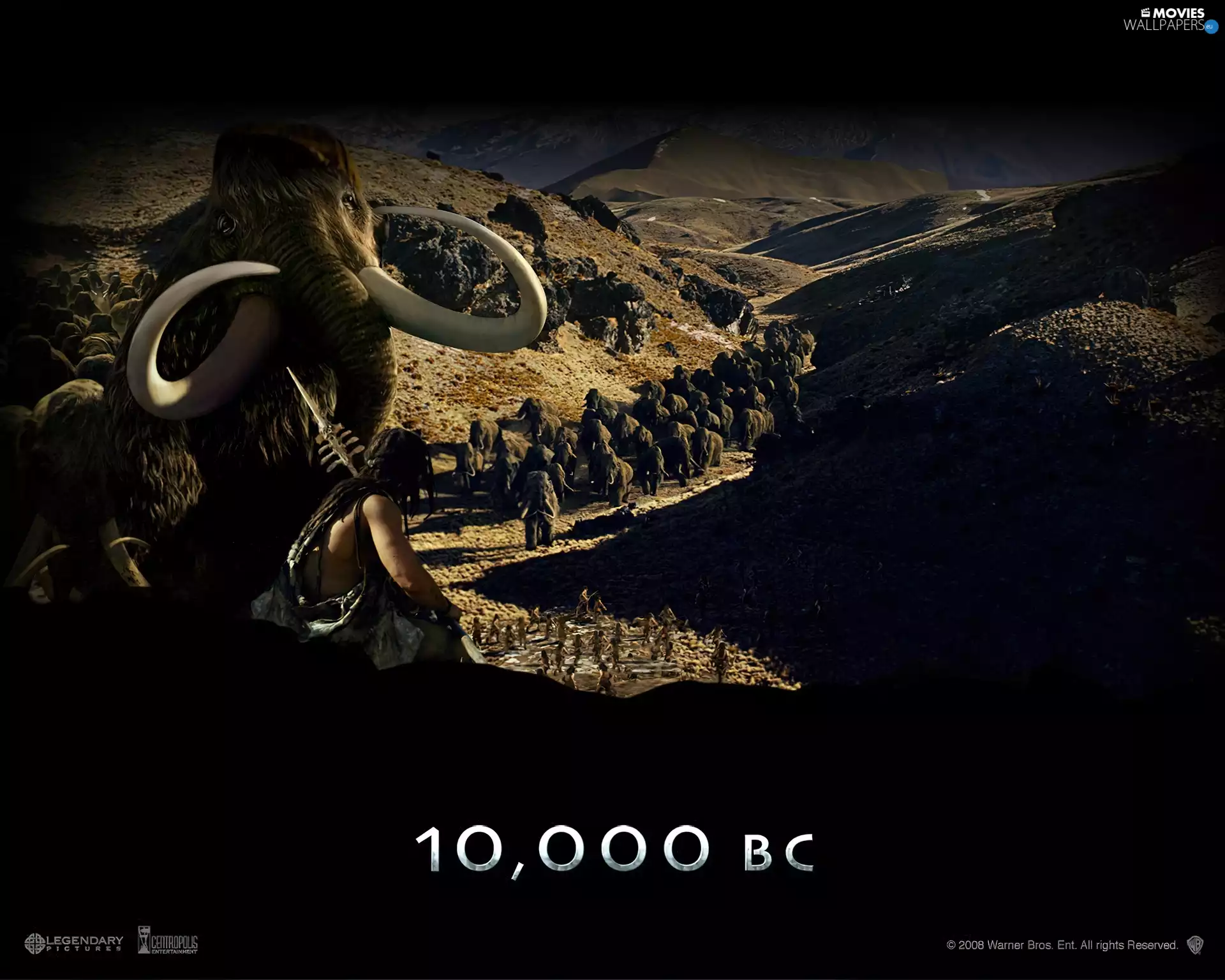 10000 Bc, mammoths