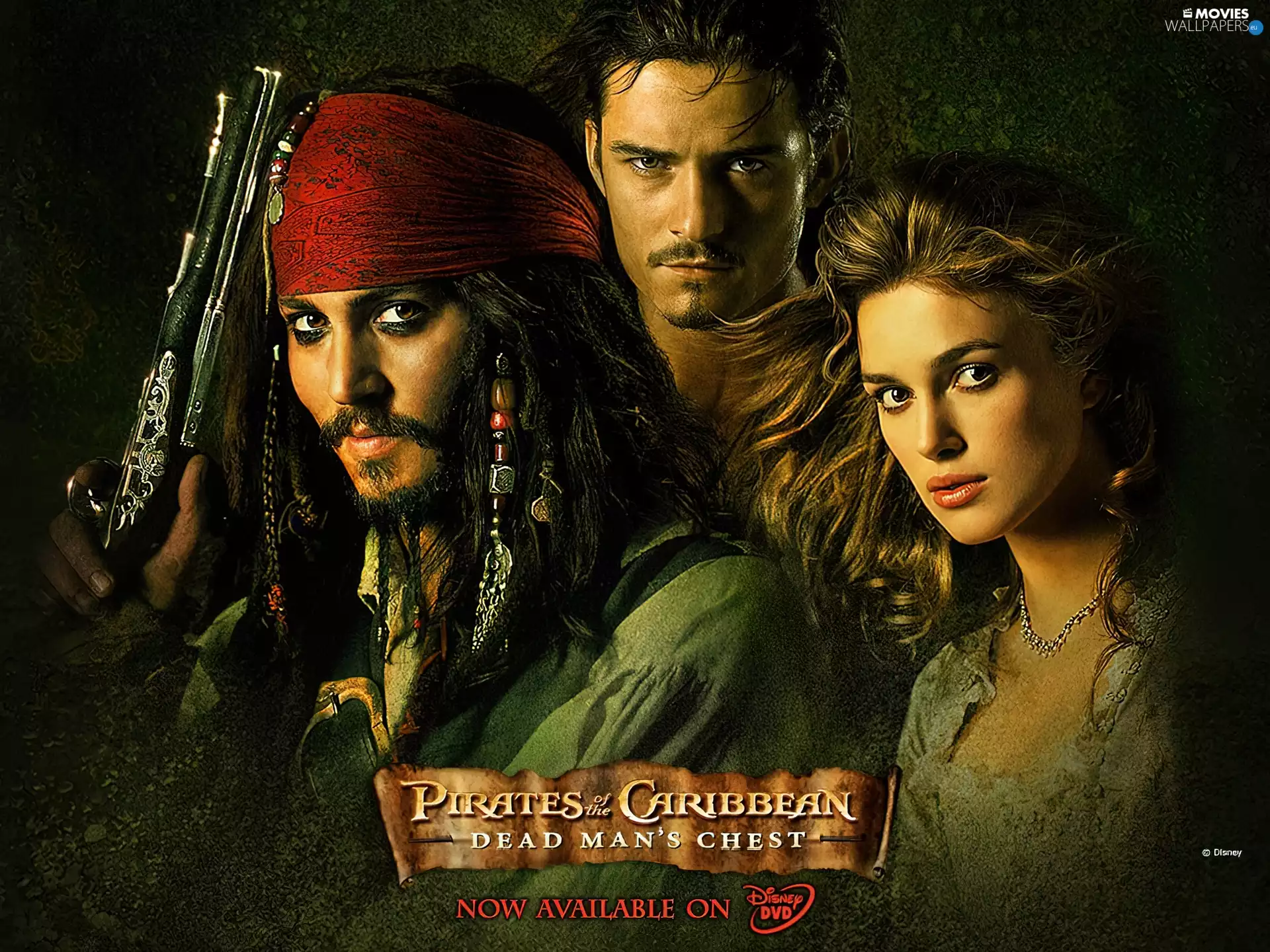Johnny Depp, Pirates of the Caribbean, actress, actor, Piraci Z Karaibów, Orlando Bloom, Keira Knightley