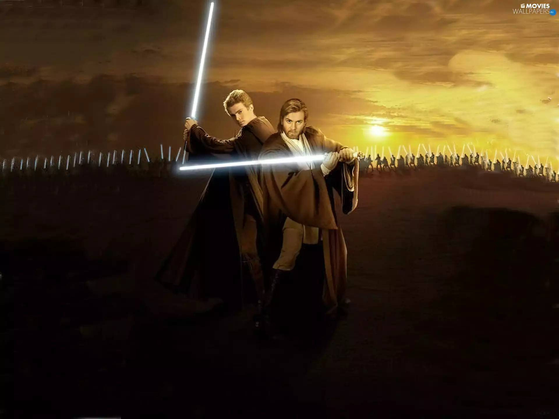 Field, Star Wars, Actors, laser, men, Sky