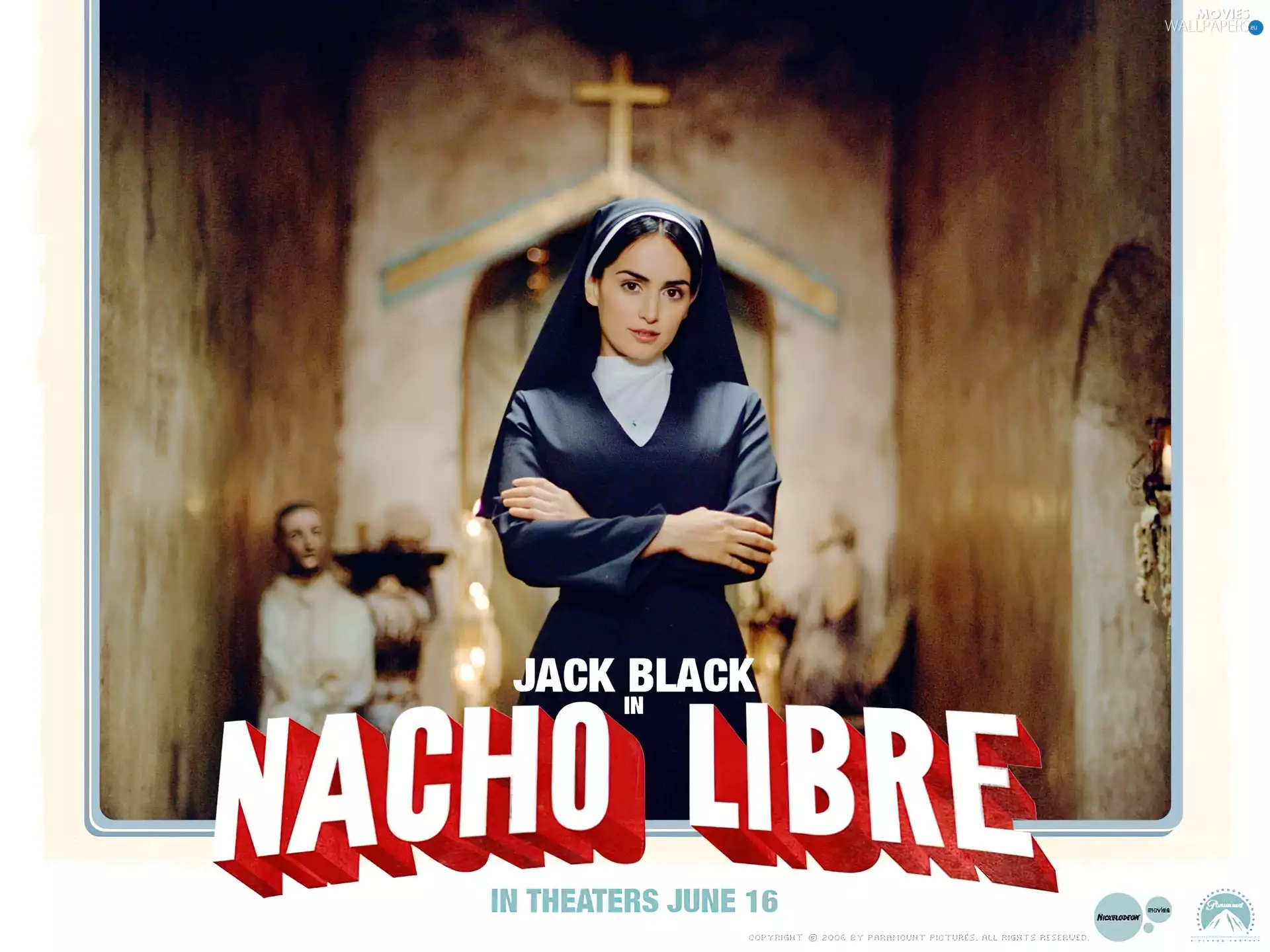 cloister, Nacho Libre, Ana Reguera, religious