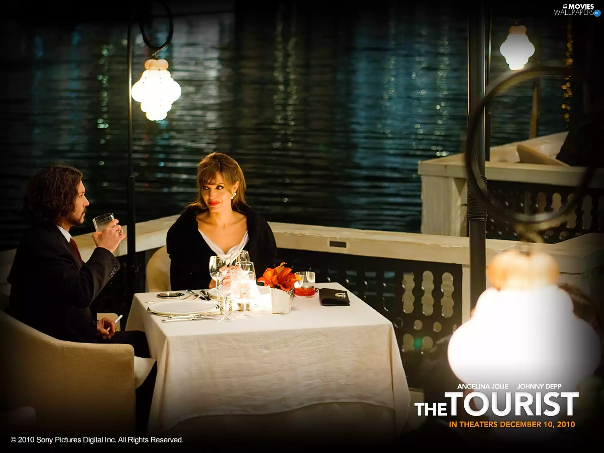 dinner, Angelina Jolie, Johnny Depp