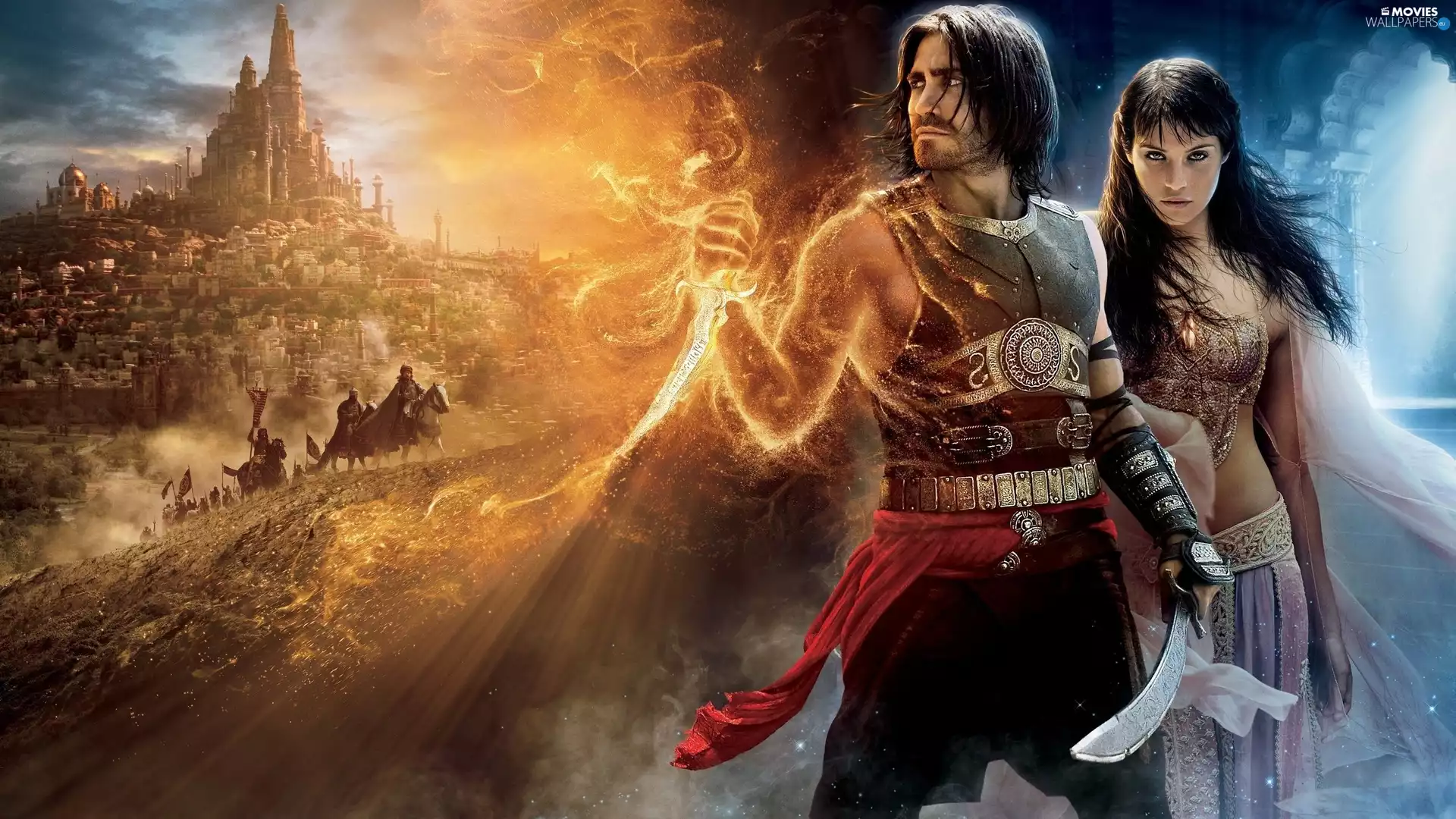 Jake Gyllenhaal, movie, Prince Of Persia, Gemma Artertan