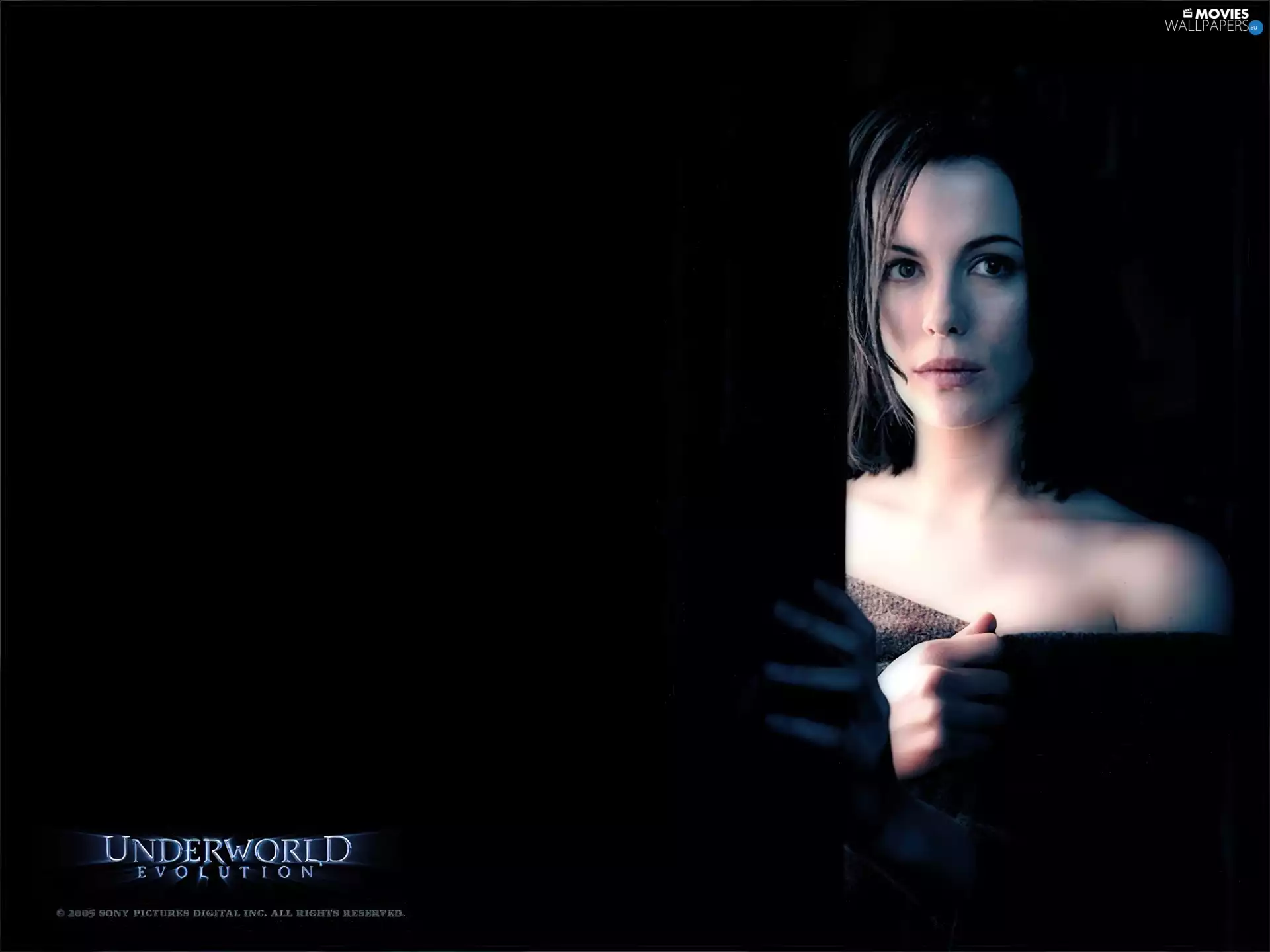 Underworld, Black, background, Kate Beckinsale