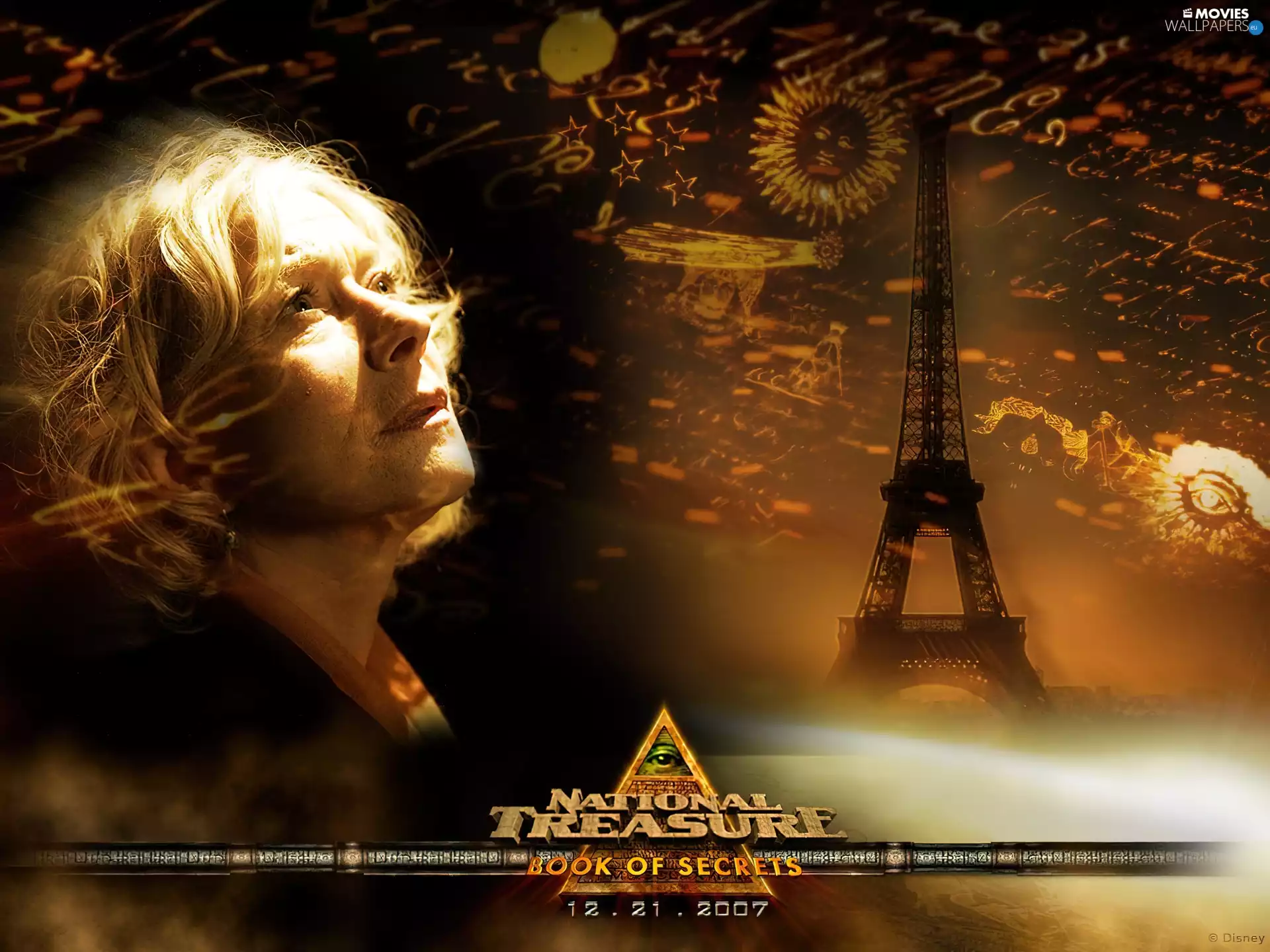 Eiffla Tower, National Treasure 2 - The Book Of Secrets, Helen Mirren