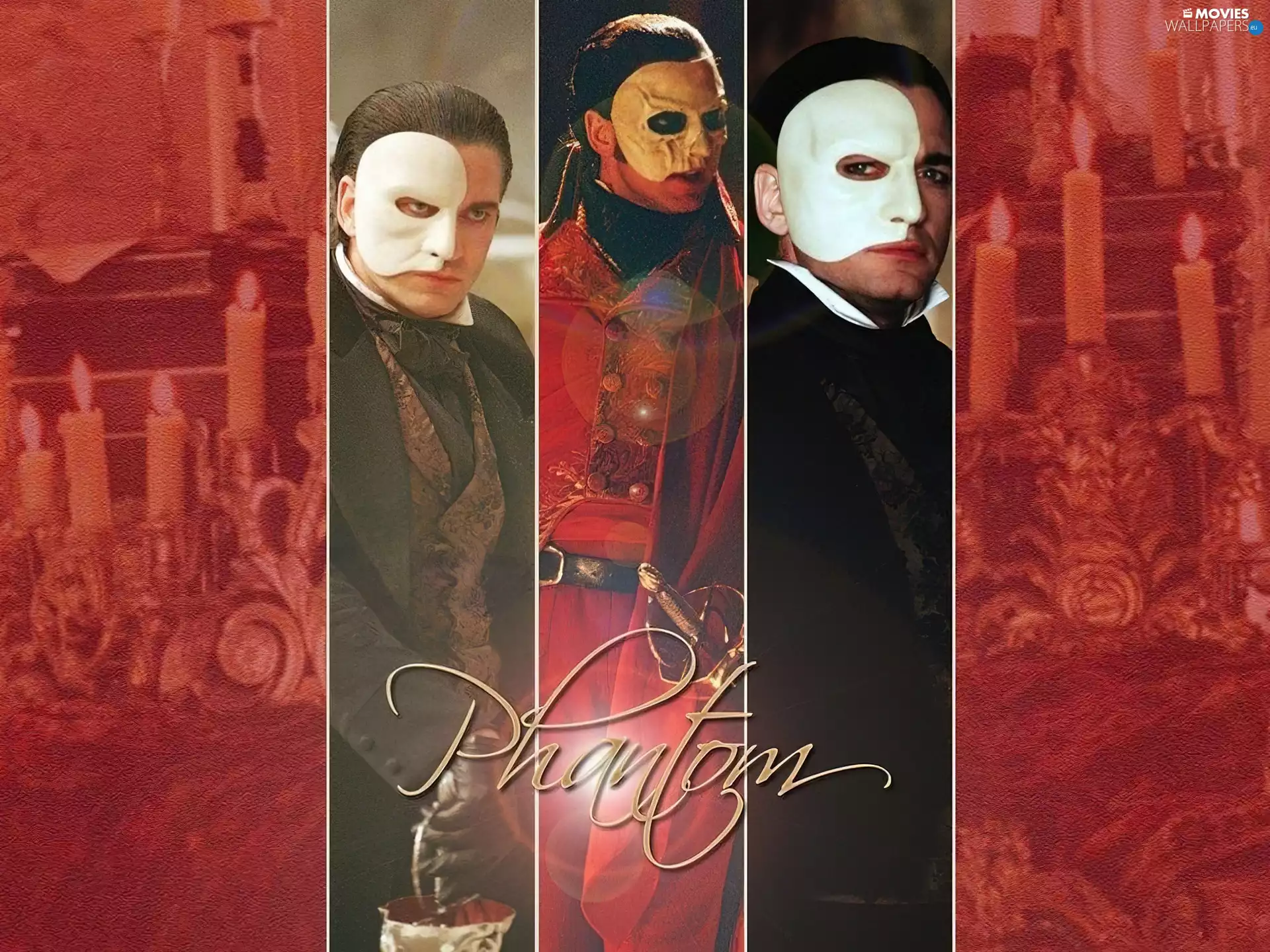 Phantom Of The Opera, Candles, Mask, Gerard Butler