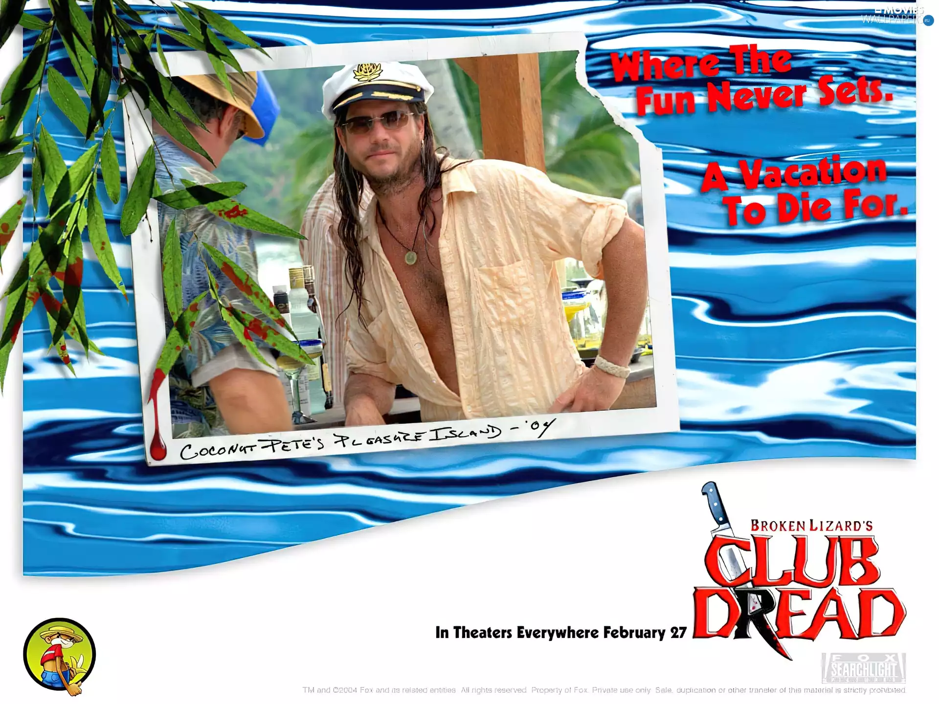 Club Dread, Hat, captain, Bill Paxton