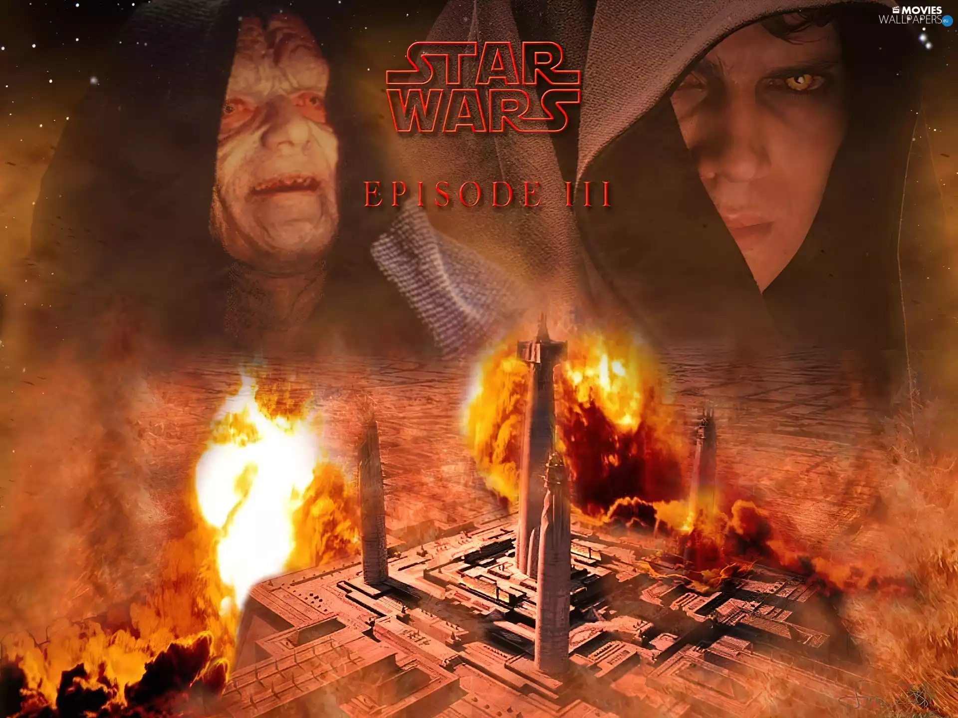 explosion, Big Fire, Characters, hood, Star Wars