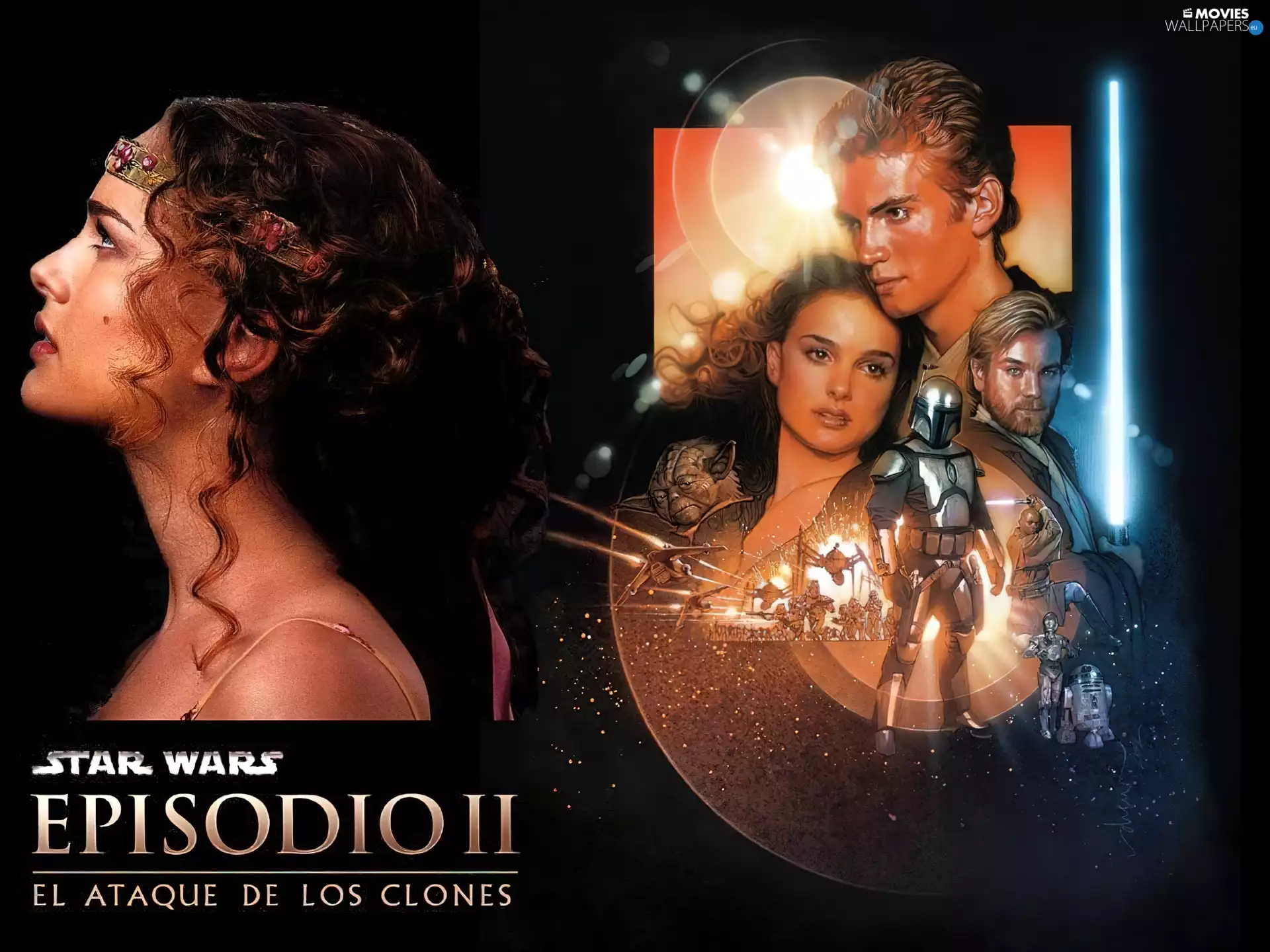 Star Wars, curls, Characters, Natalie Portman