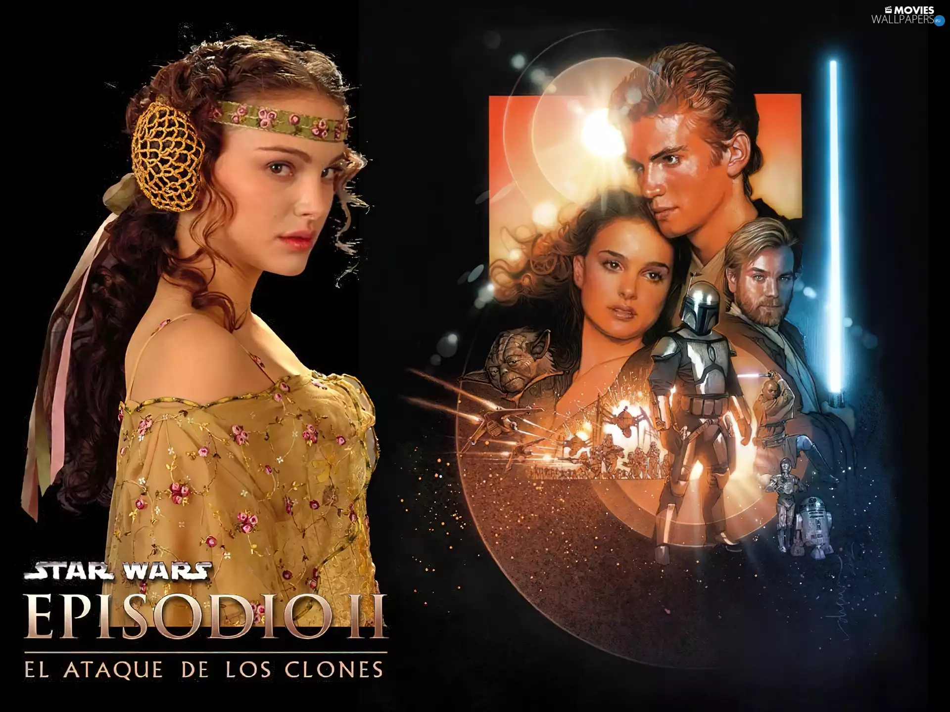 Star Wars, Flowers, Characters, Natalie Portman