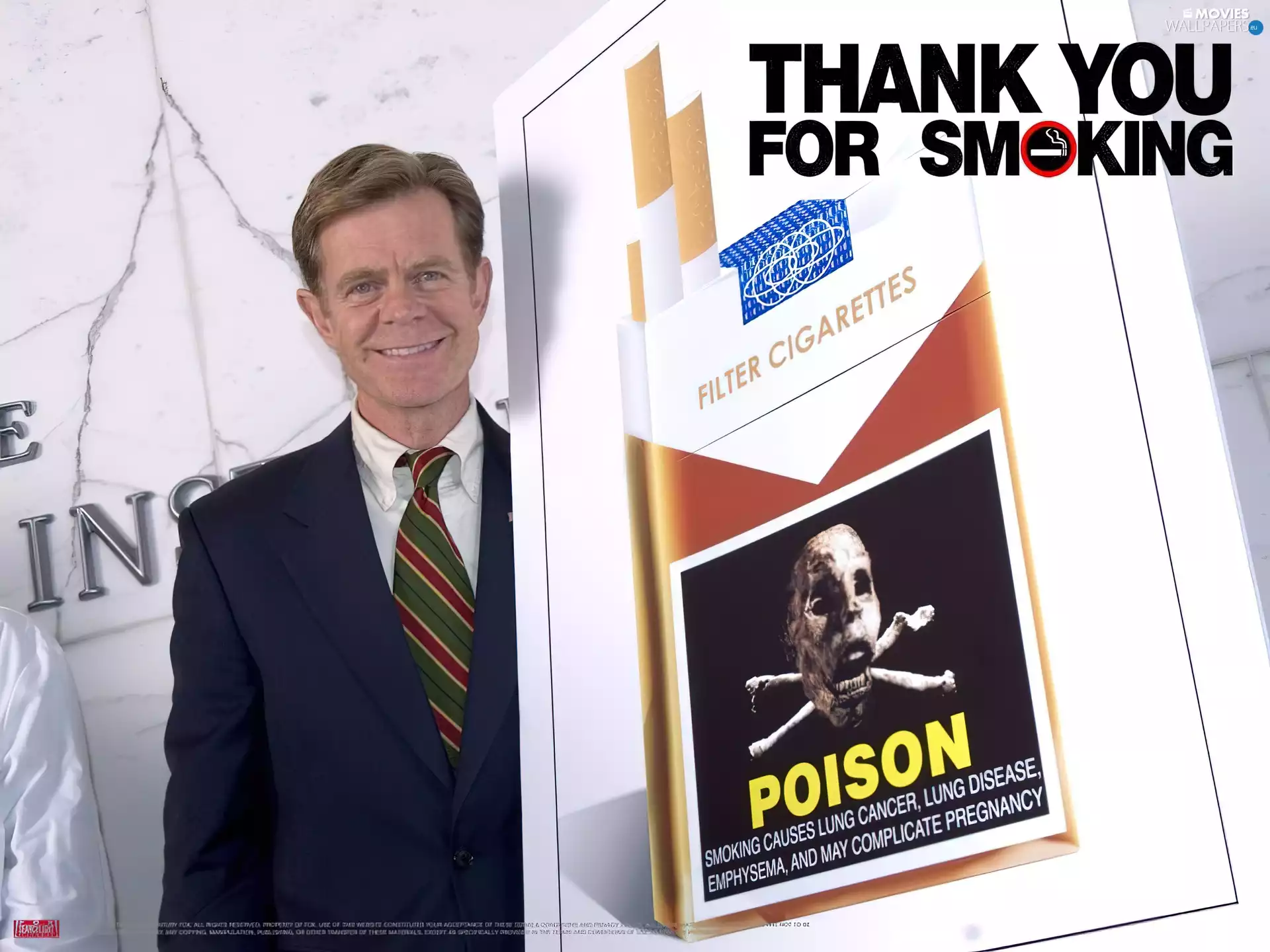 cigarettes, Thank You For Smoking, suite, Smile, a man, poster