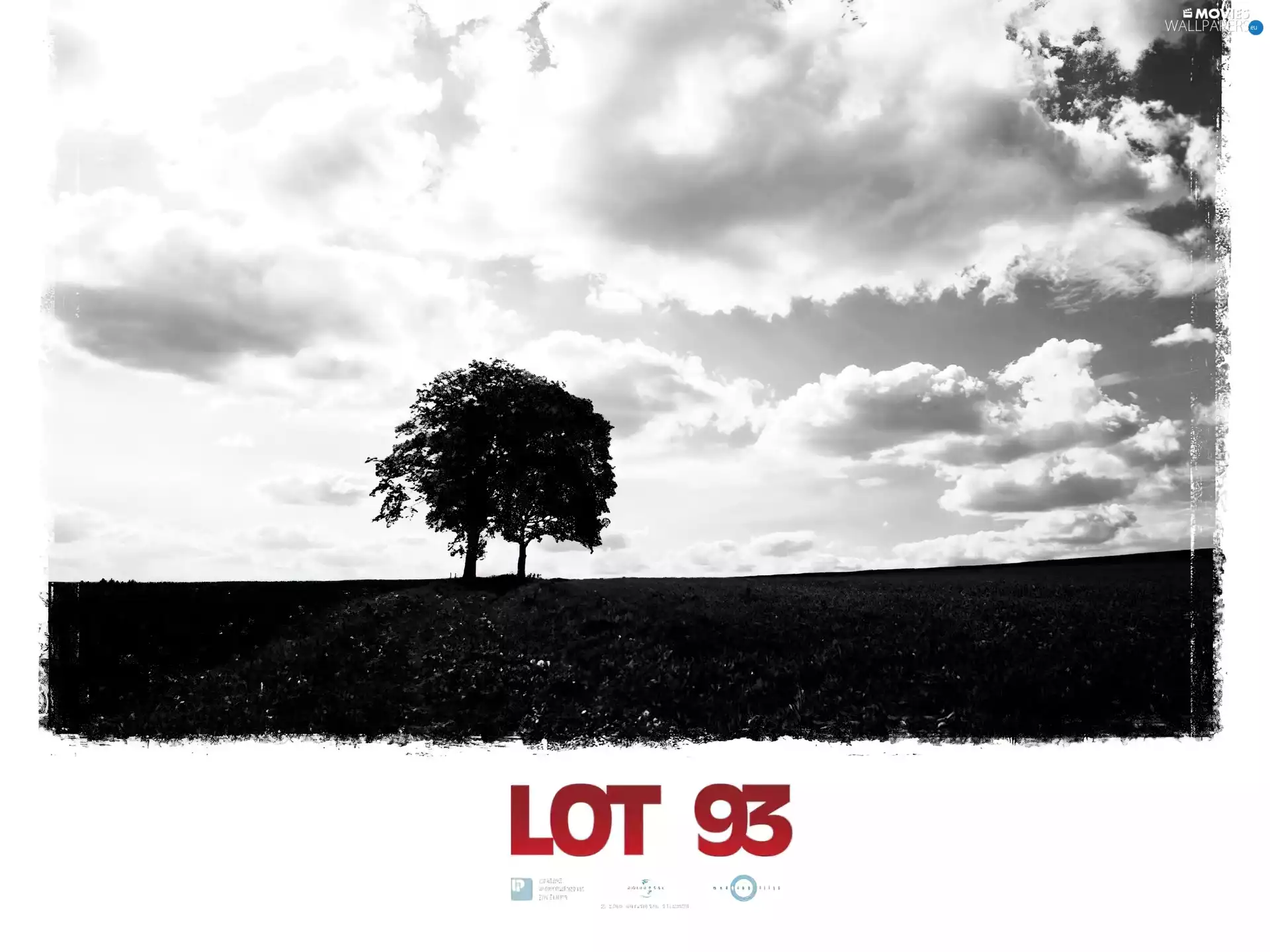 trees, United 93, clouds