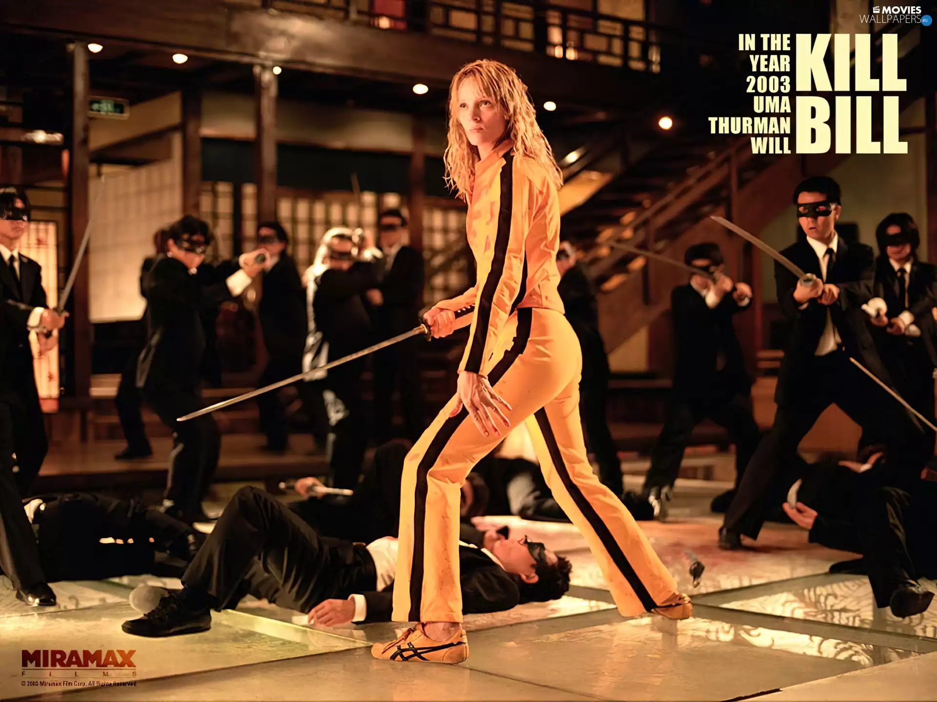 Uma Thurman, Fight, corpse