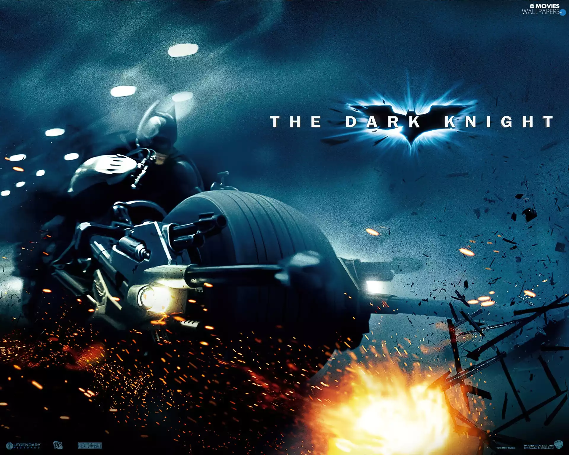 Batman, Sparks, Batman Dark Knight, Motorbike
