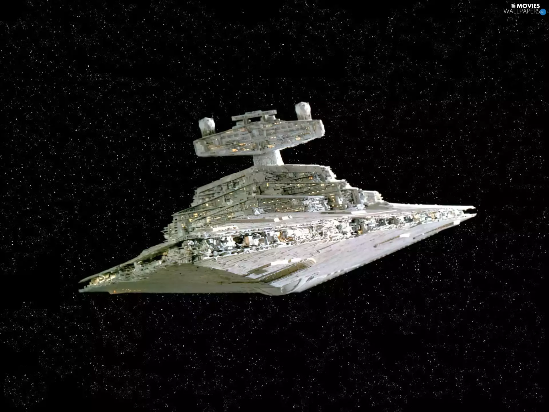 Ship, cosmic, star, dark, Star Wars